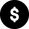 Good for Cash Back Icon Transparent Black